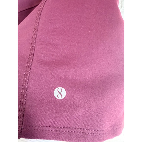 Layers Qwick Dry Zip Up Jacket Women Size S Burgundy ActivewearAthleisure - Picture 3 of 5